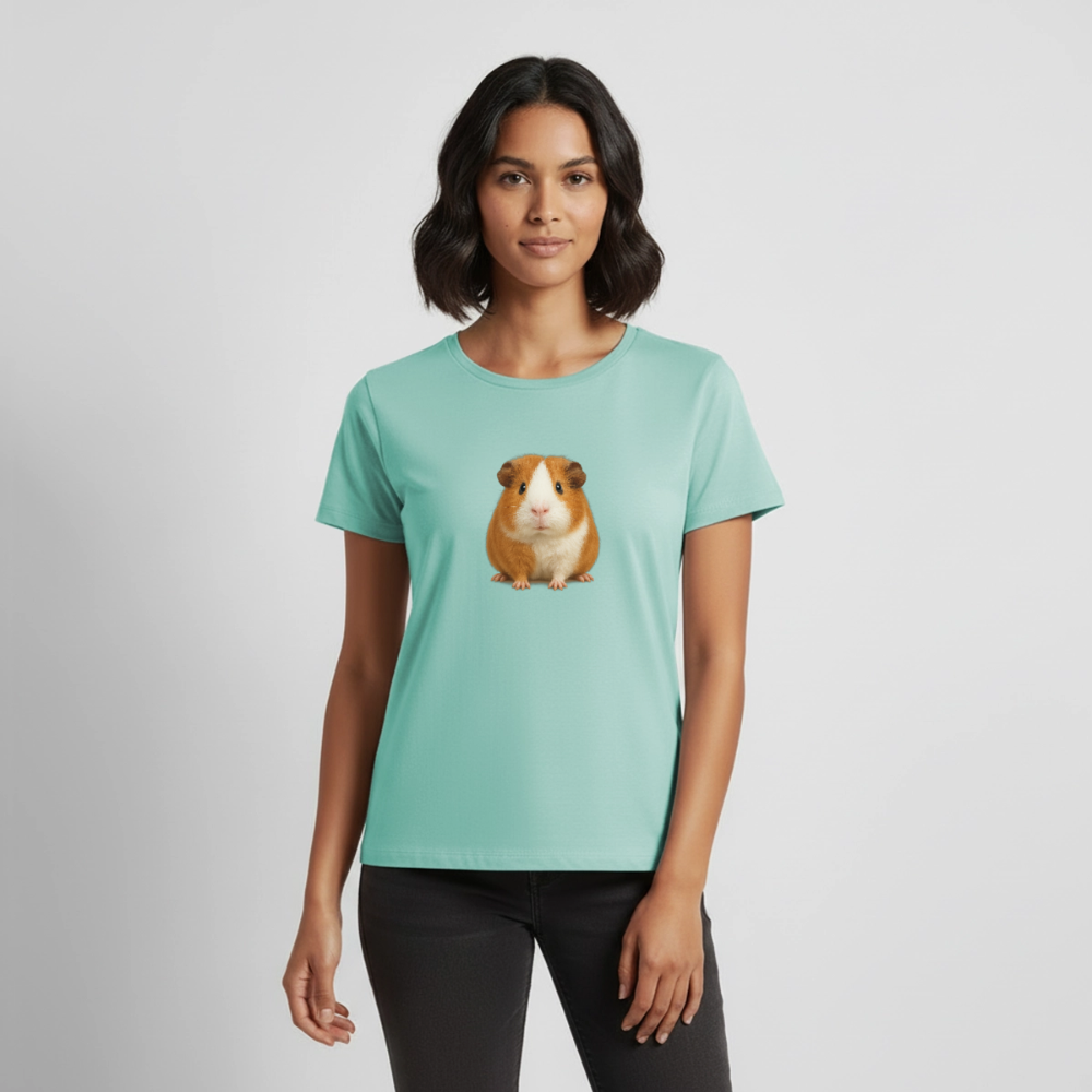 Premium T-Shirt "Meerschweinchen III" - Mint 