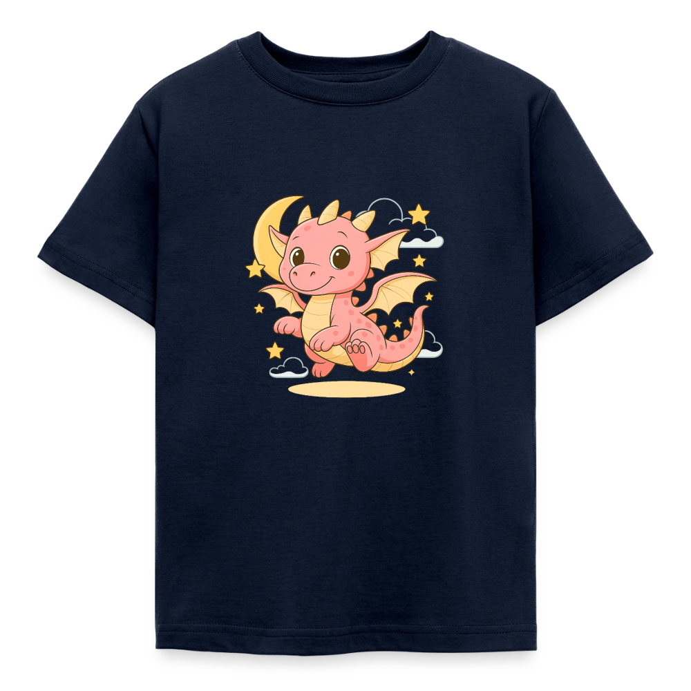 Kinder T-Shirt "Kleiner Drache" - Navy