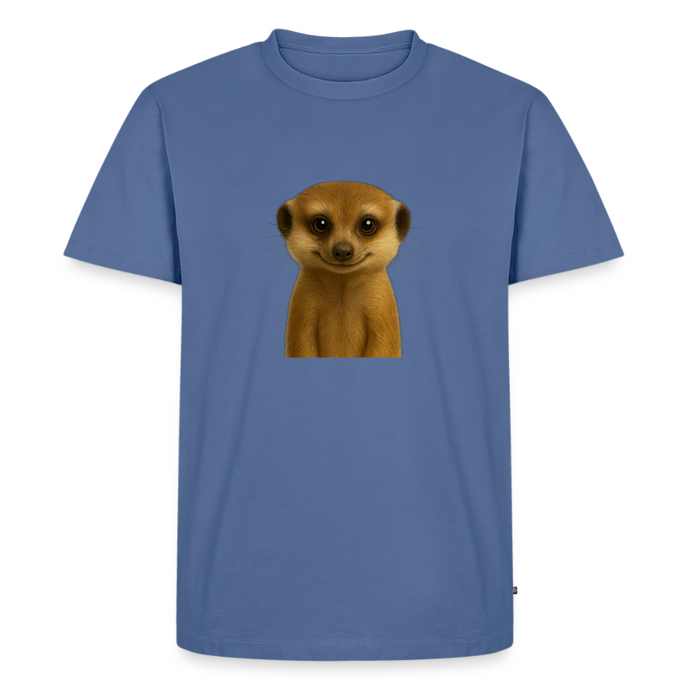 Premium T-Shirt "Erdmann" - Taubenblau