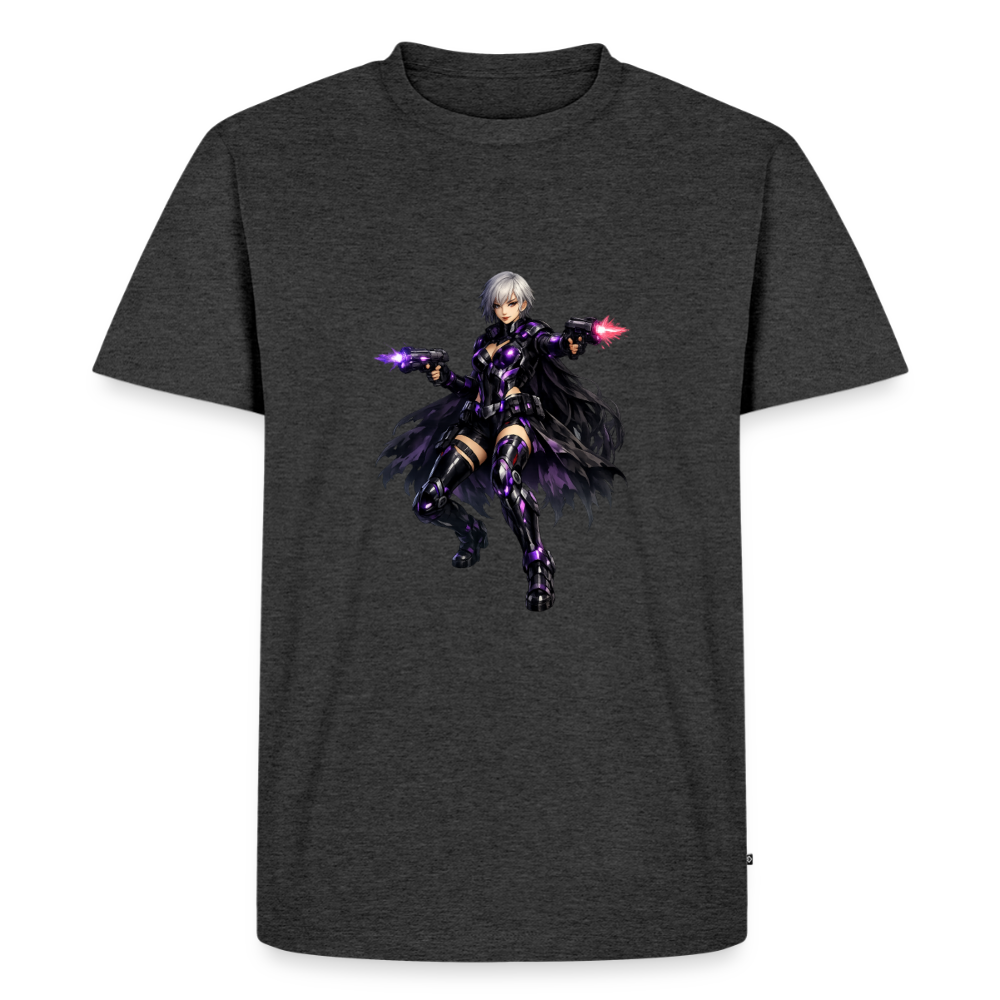 Premium T-Shirt "Future Woman II" - Anthrazit meliert