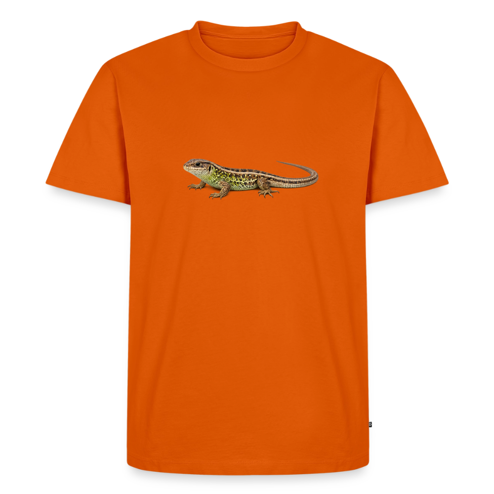Premium T-Shirt "Eidechse" - Orange 