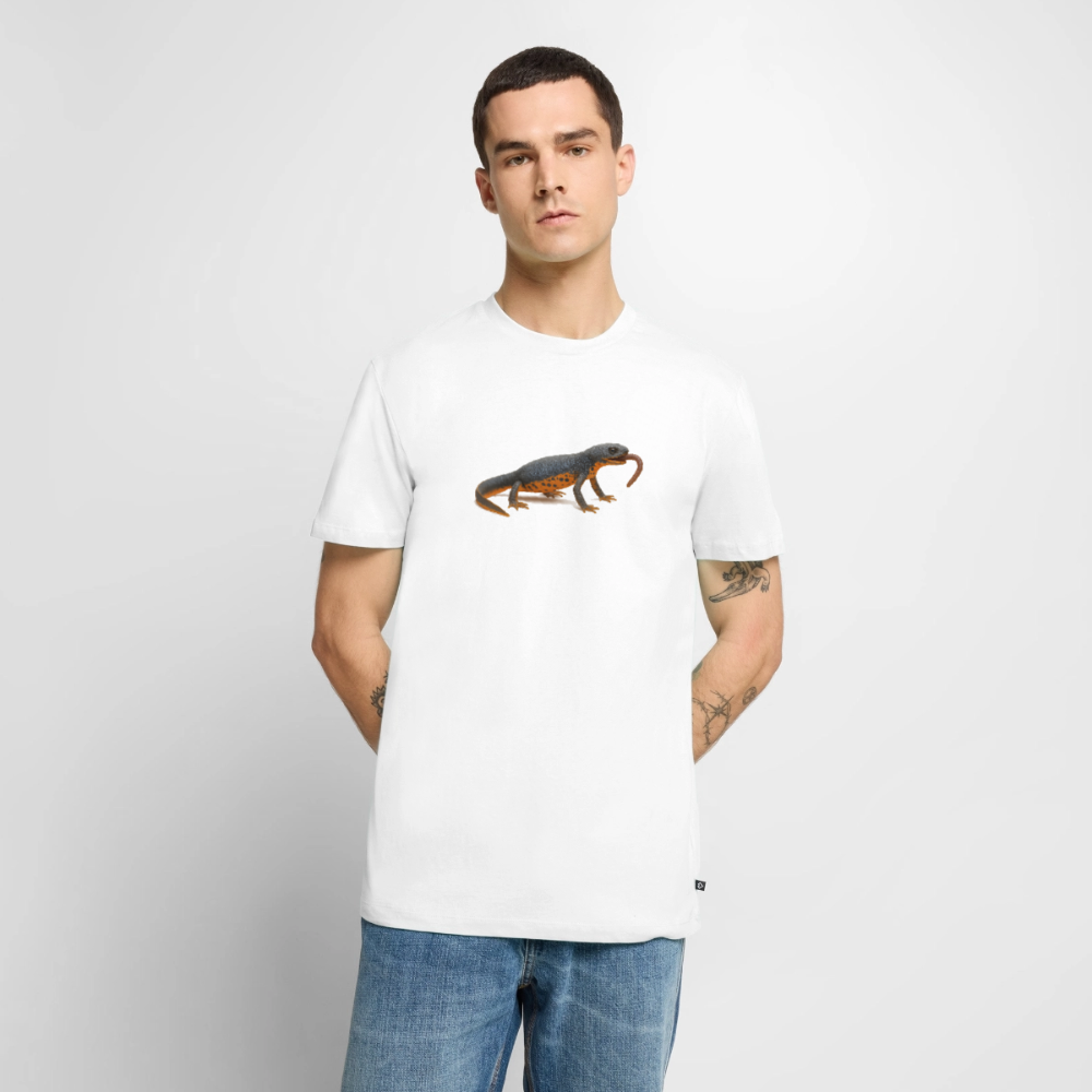 Premium T-Shirt "Feuerbauchmolch" - Weiß