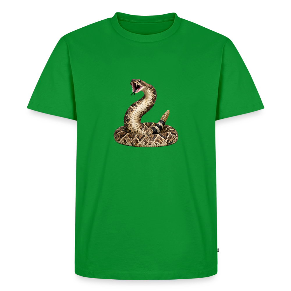 Premium T-Shirt "Klapperschlange" - Grün