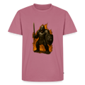 Premium T-Shirt "Gorilla in Flammen" - Mauve