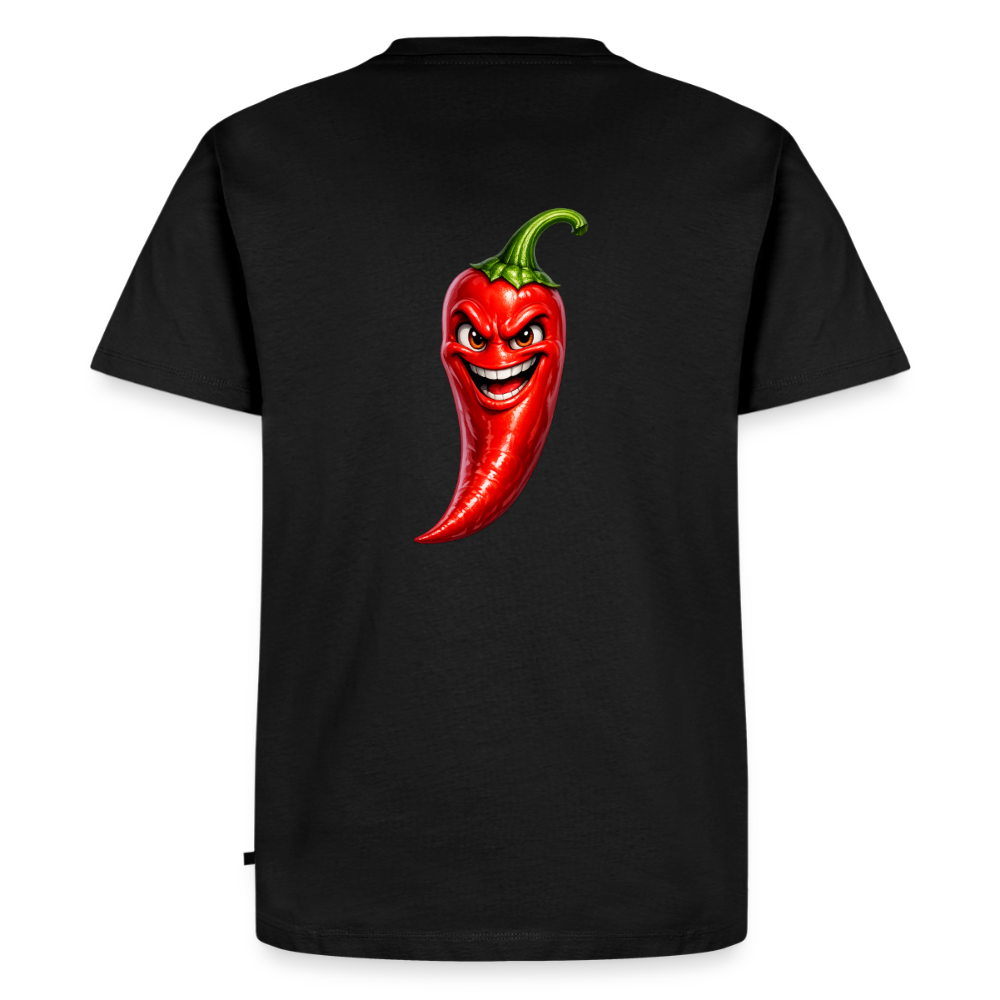 Premium T-Shirt "Chili" - Schwarz