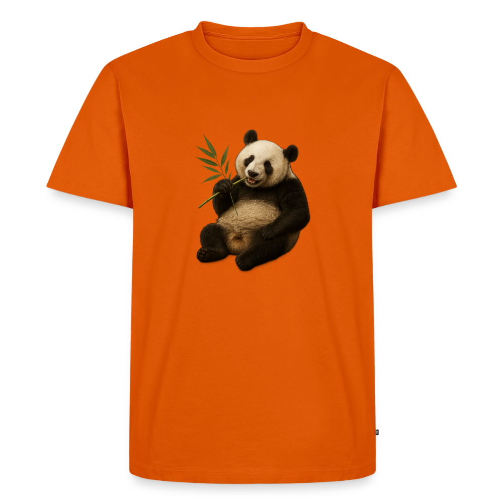 Premium T-Shirt "Panda" - Orange 