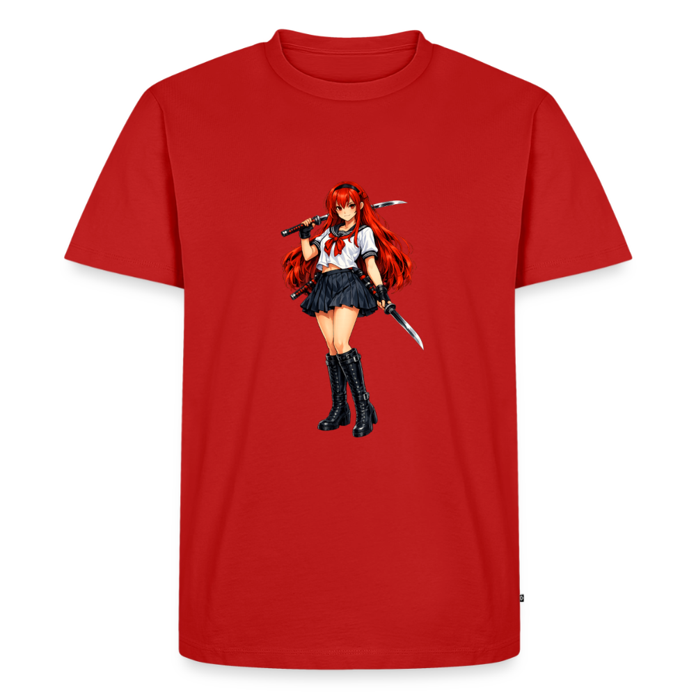 Premium T-Shirt "Red Lady" - Rot