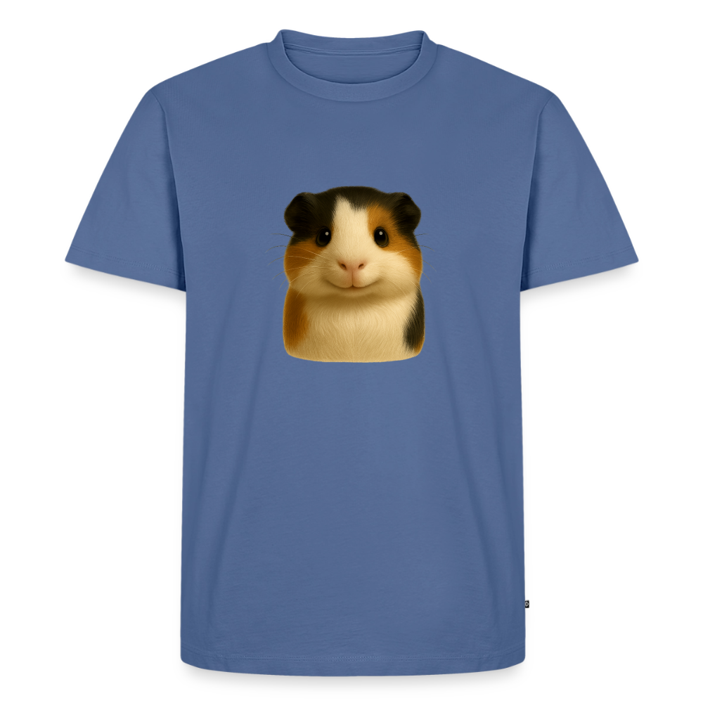 Premium T-Shirt "Meerschweinchen I" - Taubenblau