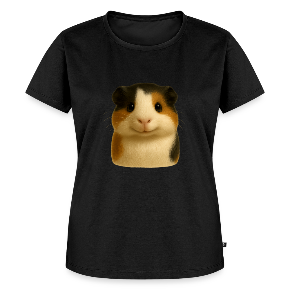 Premium T-Shirt "Meerschweinchen V" - Schwarz