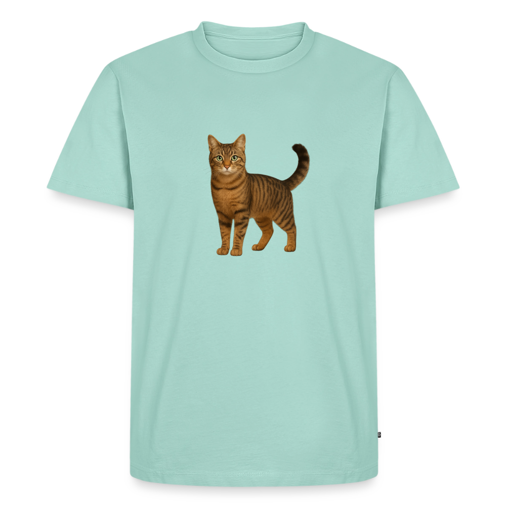 Premium T-Shirt "Katze" - Mint 