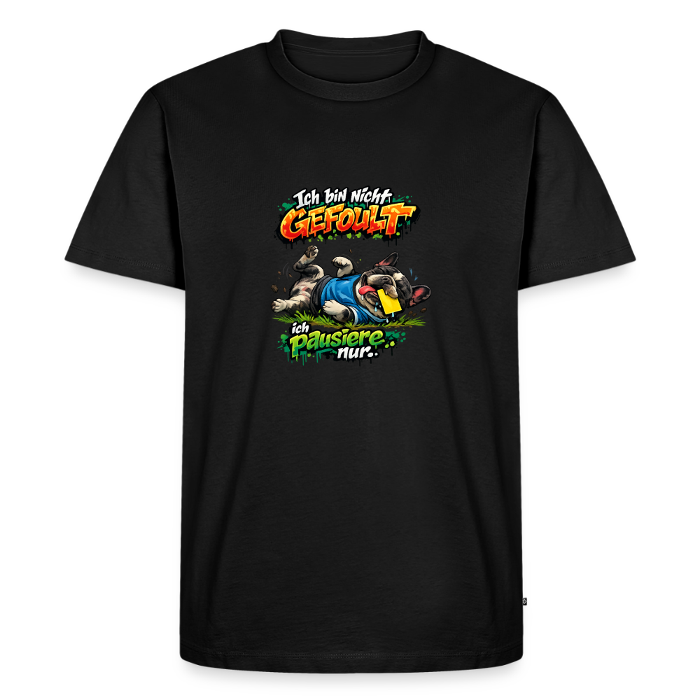 Premium T-Shirt "Gefoult" - Schwarz