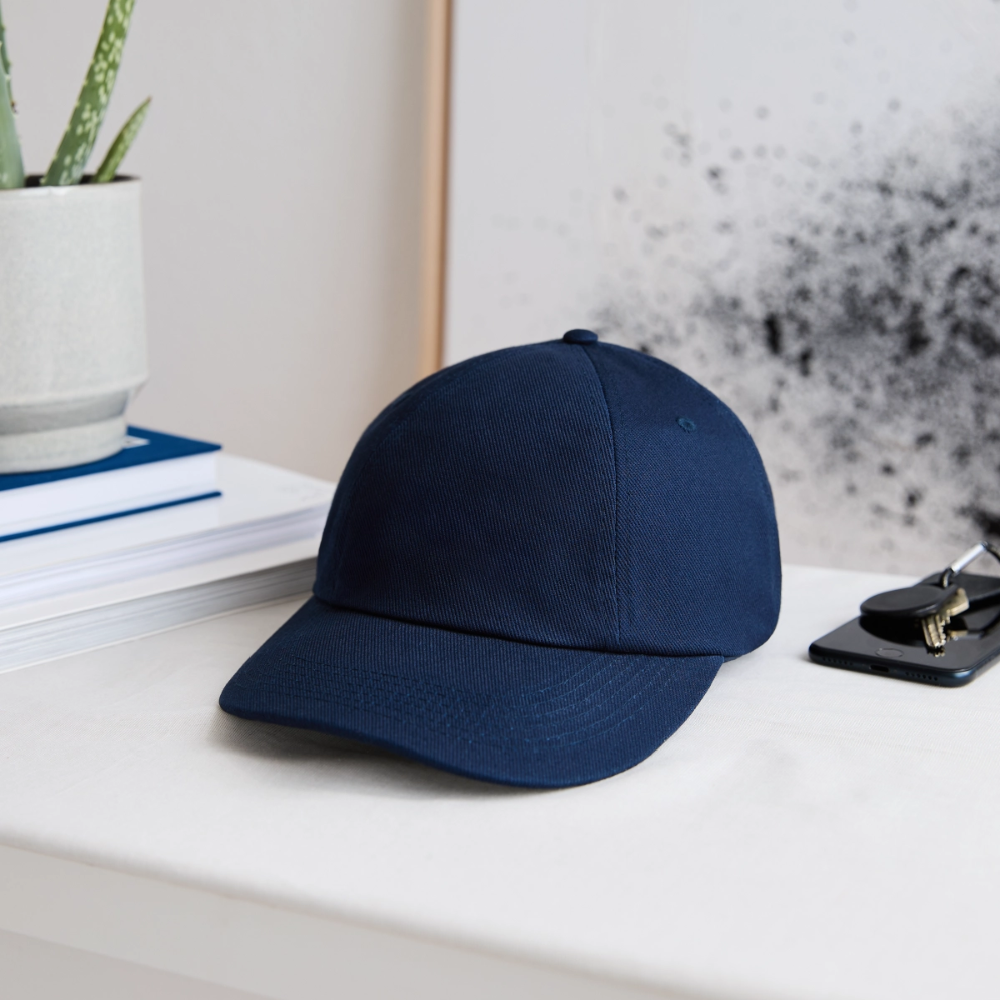 Baseballkappe "Mädchen mit Pferd" - Blau/Blau