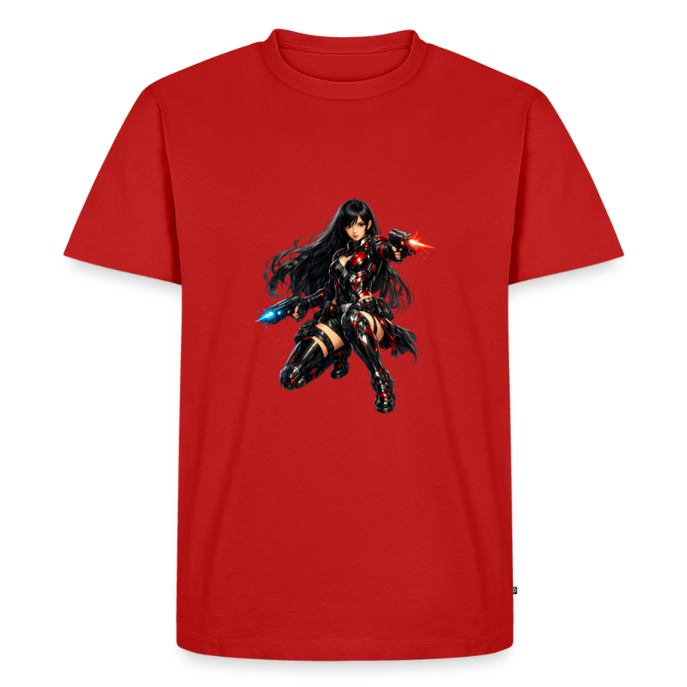 Premium T-Shirt "Future Woman" - Rot