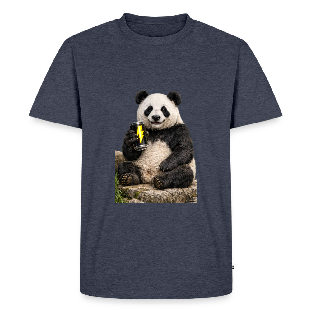 Premium T-Shirt "Panda Energy" - Jeansblau 