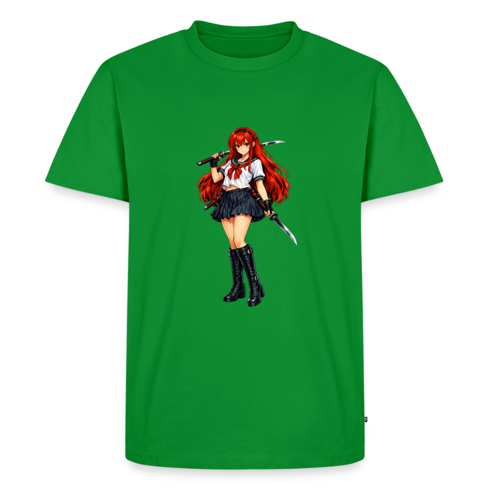Premium T-Shirt "Red Lady" - Grün