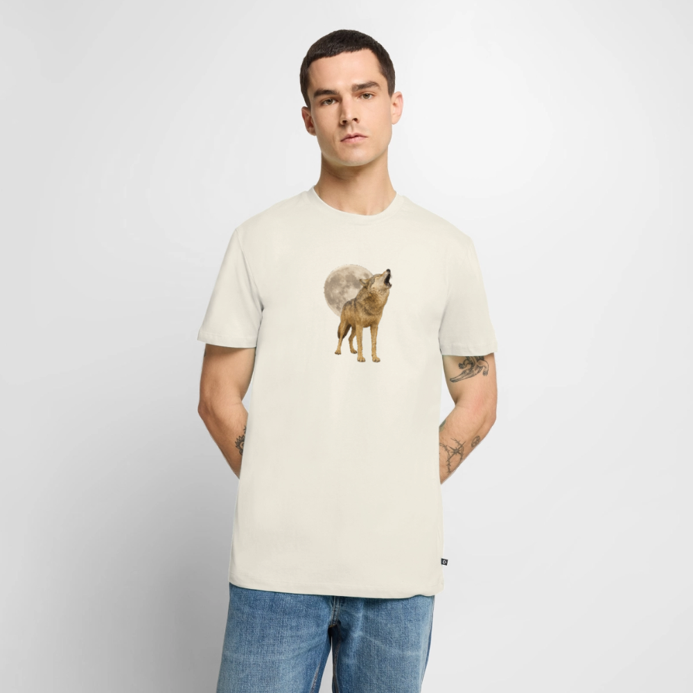 Premium T-Shirt "Vollmond" - Naturweiß