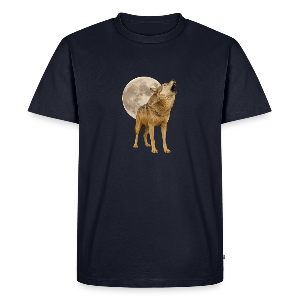 Premium T-Shirt "Vollmond" - Navy