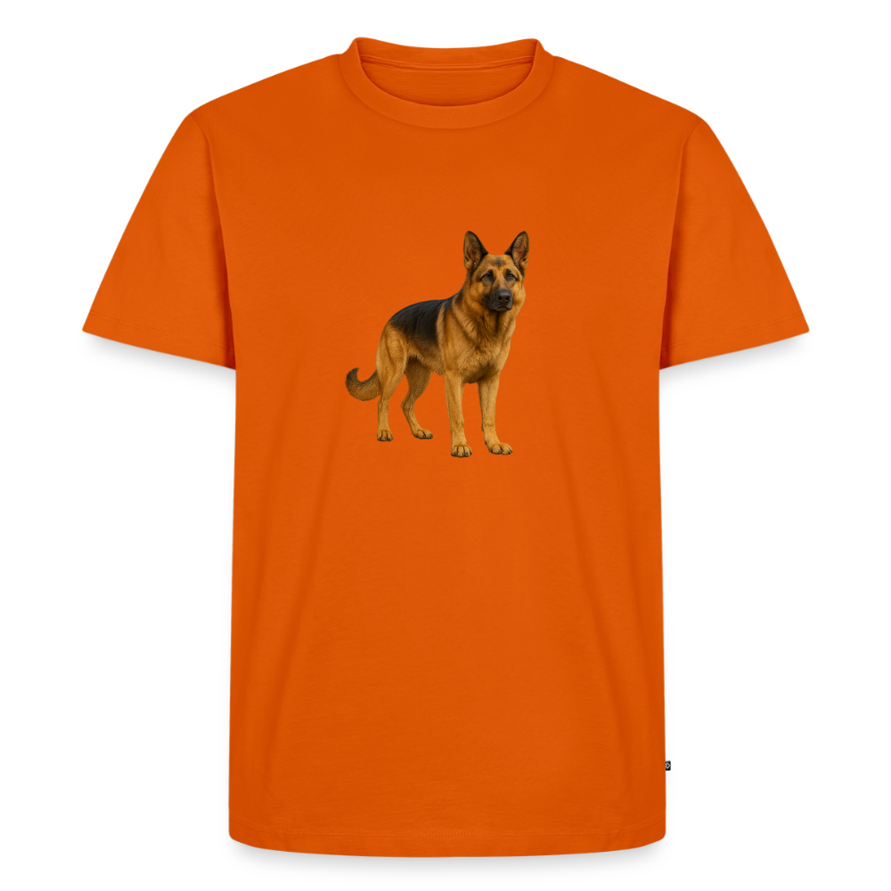 Premium T-Shirt "Schäferhund" - Orange 