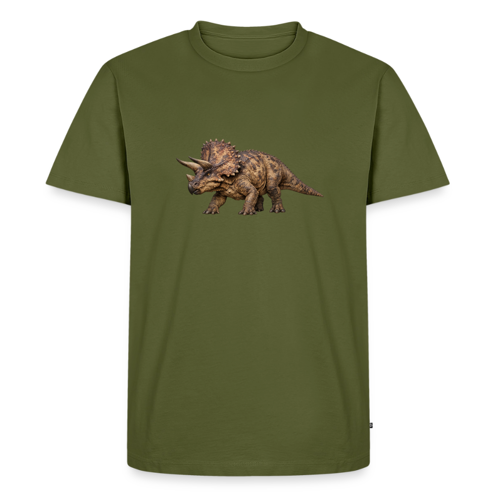 Premium T-Shirt "Triceratops" - Khaki
