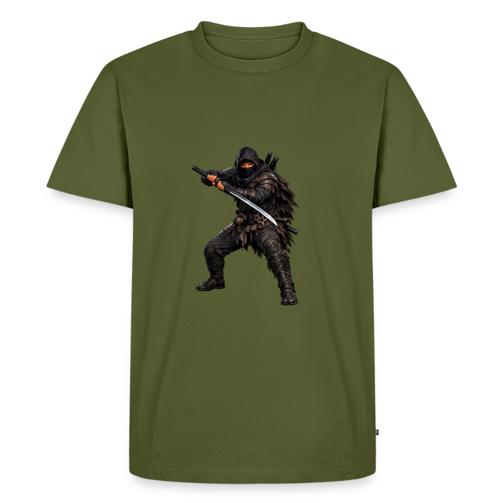 Premium T-Shirt "Ninja 1" - Khaki