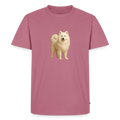 Premium T-Shirt "Hund" - Mauve