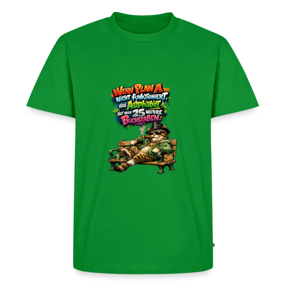 Premium T-Shirt "Plan A" - Grün