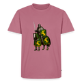 Premium T-Shirt "Ritter auf Pferd I" - Mauve
