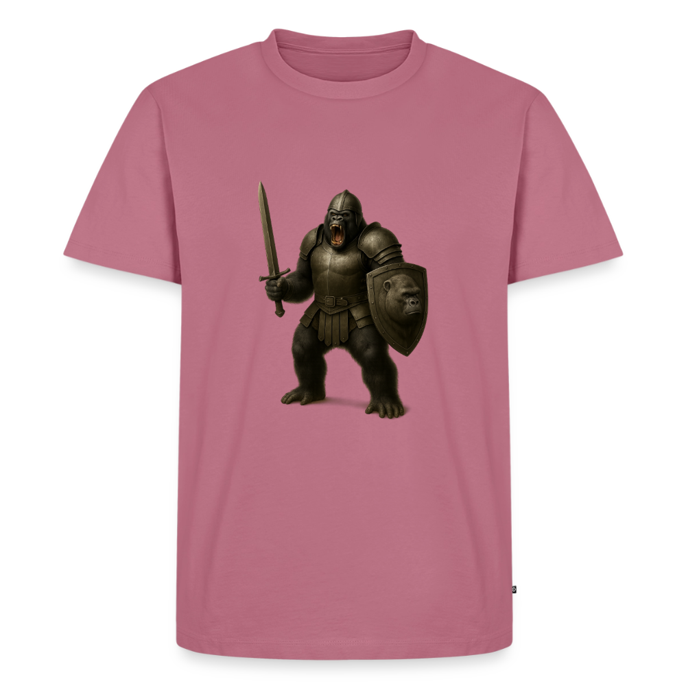 Premium T-Shirt "Gorilla Warrior" - Mauve