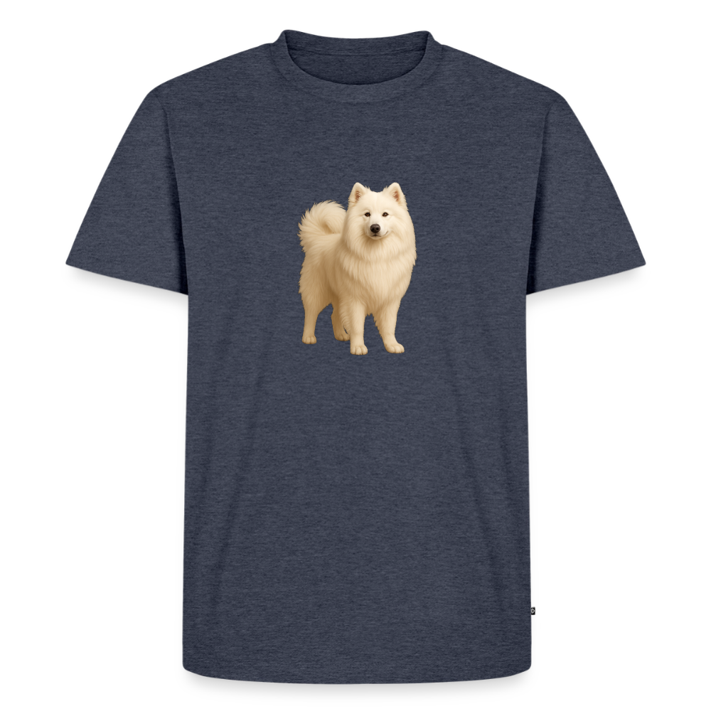Premium T-Shirt "Hund" - Jeansblau 