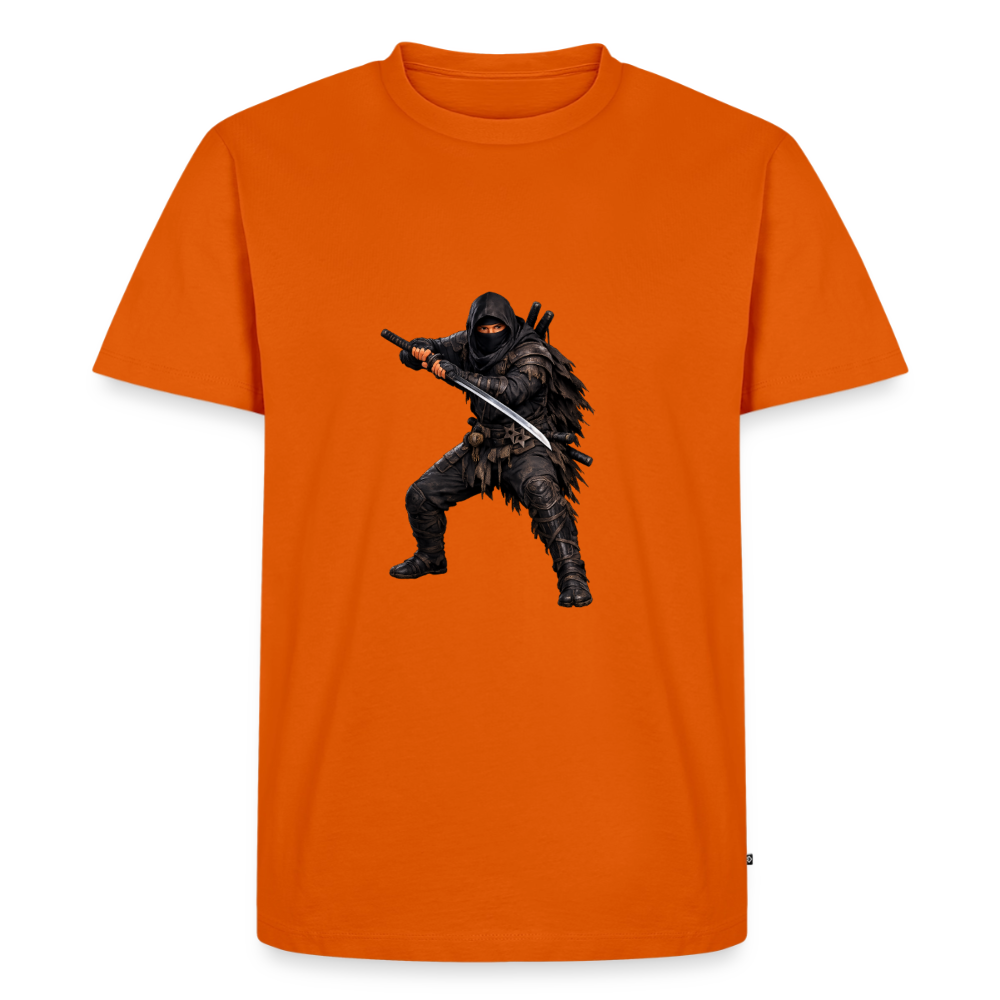 Premium T-Shirt "Ninja 1" - Orange 