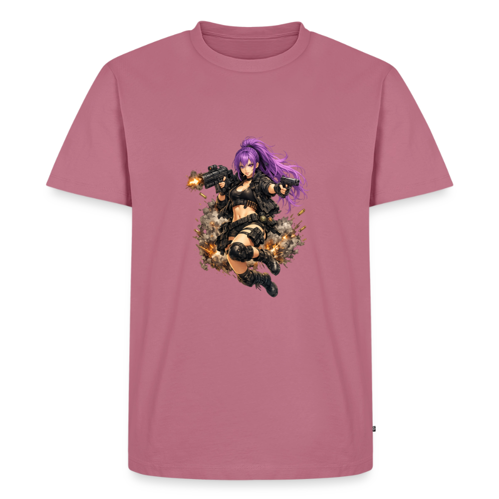 Männer Premium T-Shirt "Purple Lady" - Mauve