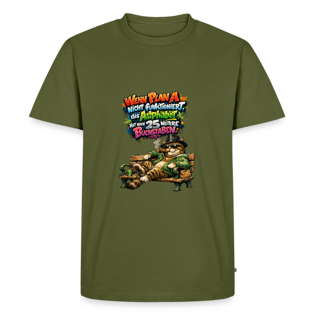 Premium T-Shirt "Plan A" - Khaki