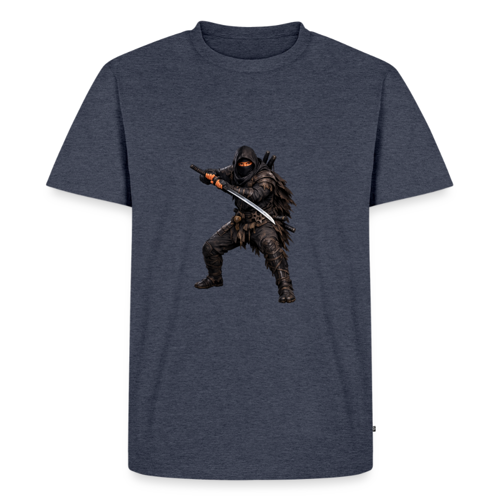 Premium T-Shirt "Ninja 1" - Jeansblau 