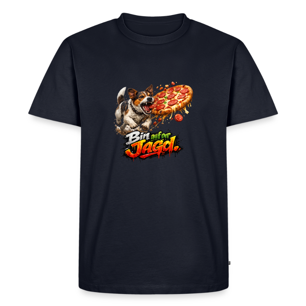 Premium T-Shirt "Auf Jagd" - Navy