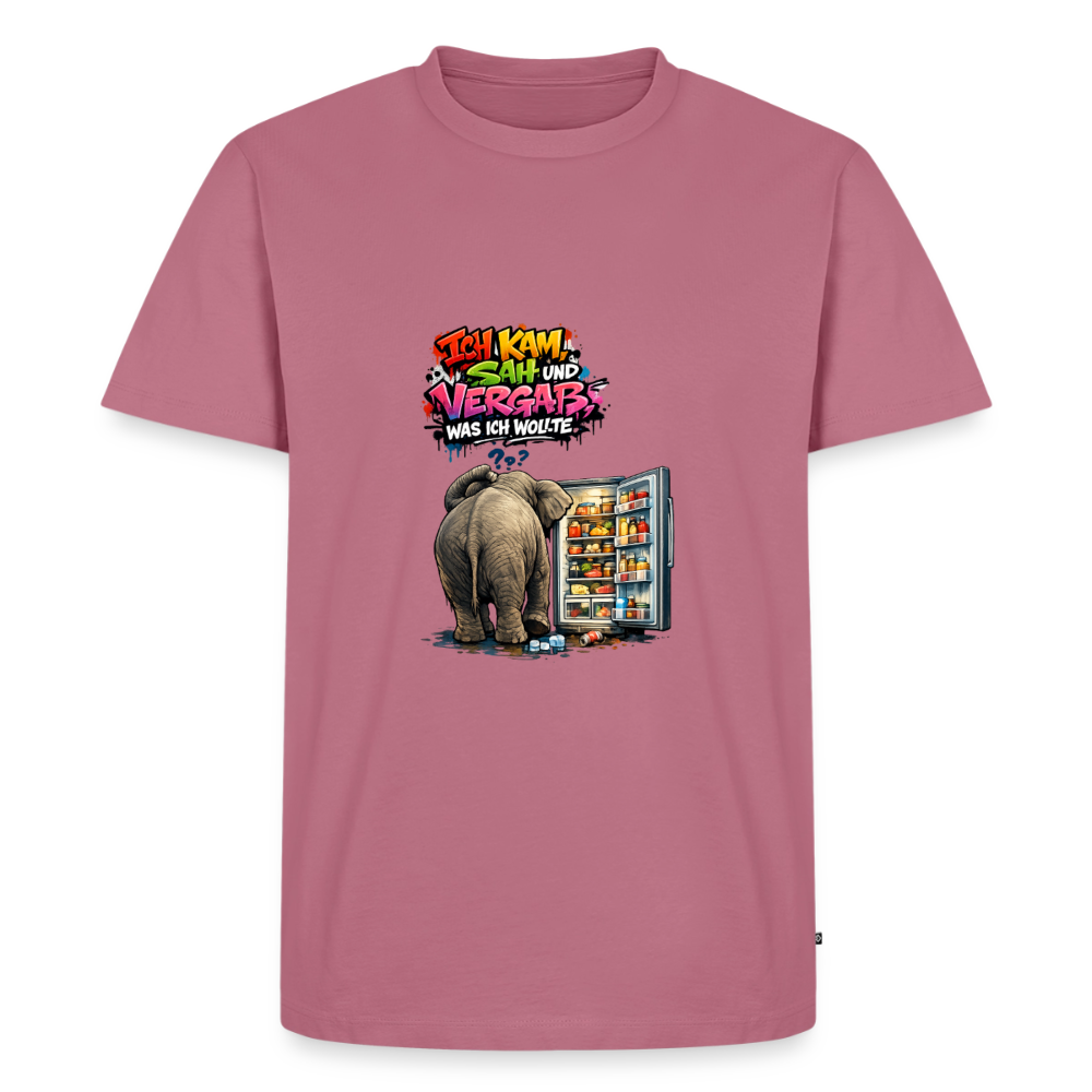 Premium T-Shirt "Ich kam,sah..." - Mauve
