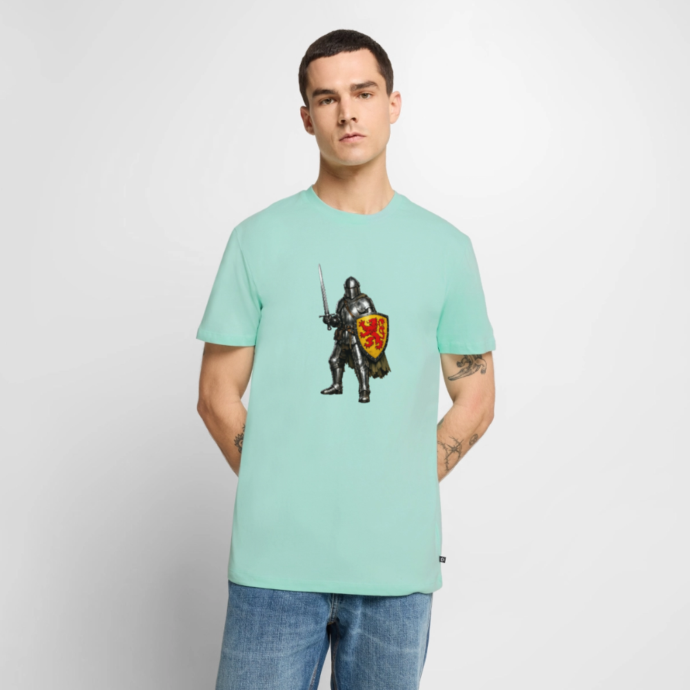 Premium T-Shirt "Ritter roter Löwe" - Mint 