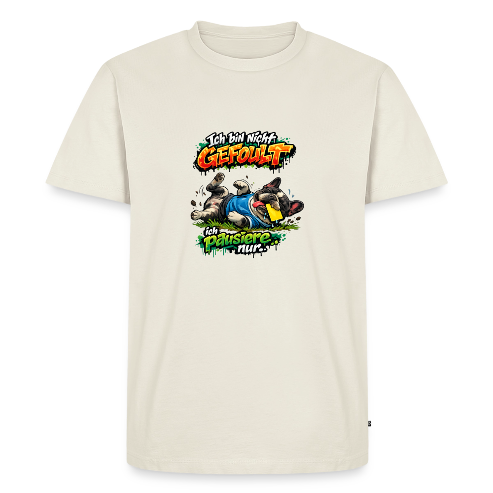 Premium T-Shirt "Gefoult" - Naturweiß