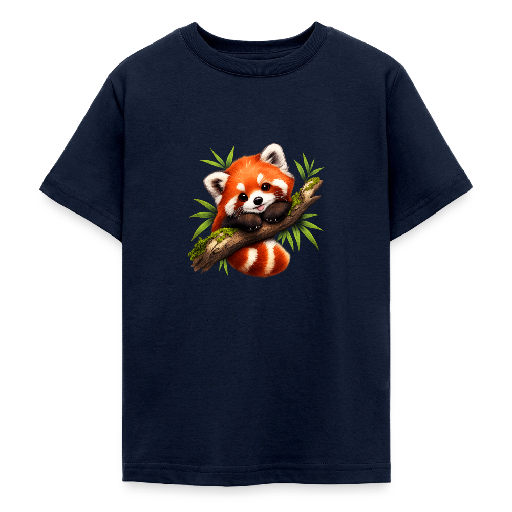 Teenager T-Shirt "Kleiner Panda" - Navy