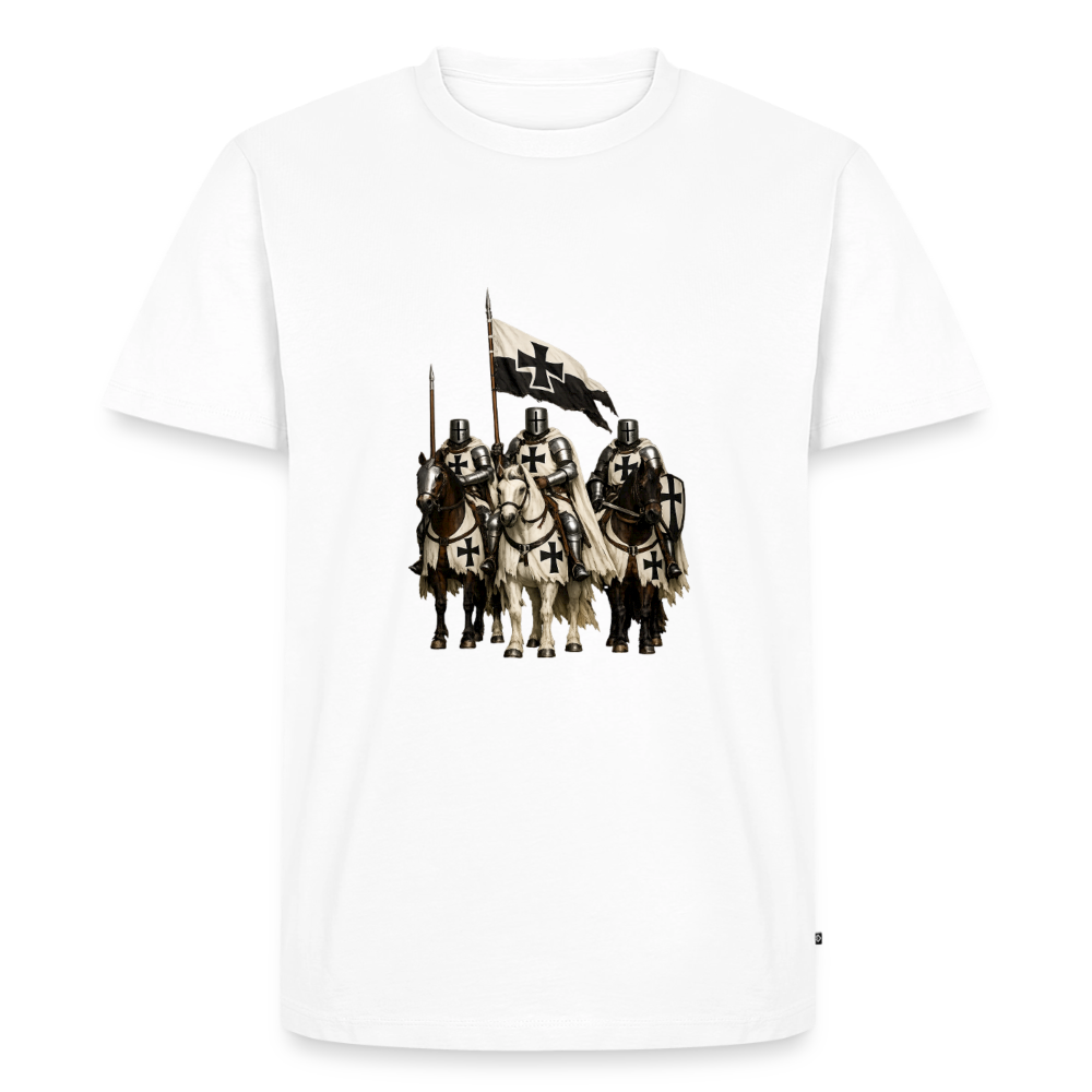 Premium T-Shirt "Deutsche Ordensritter" - Weiß