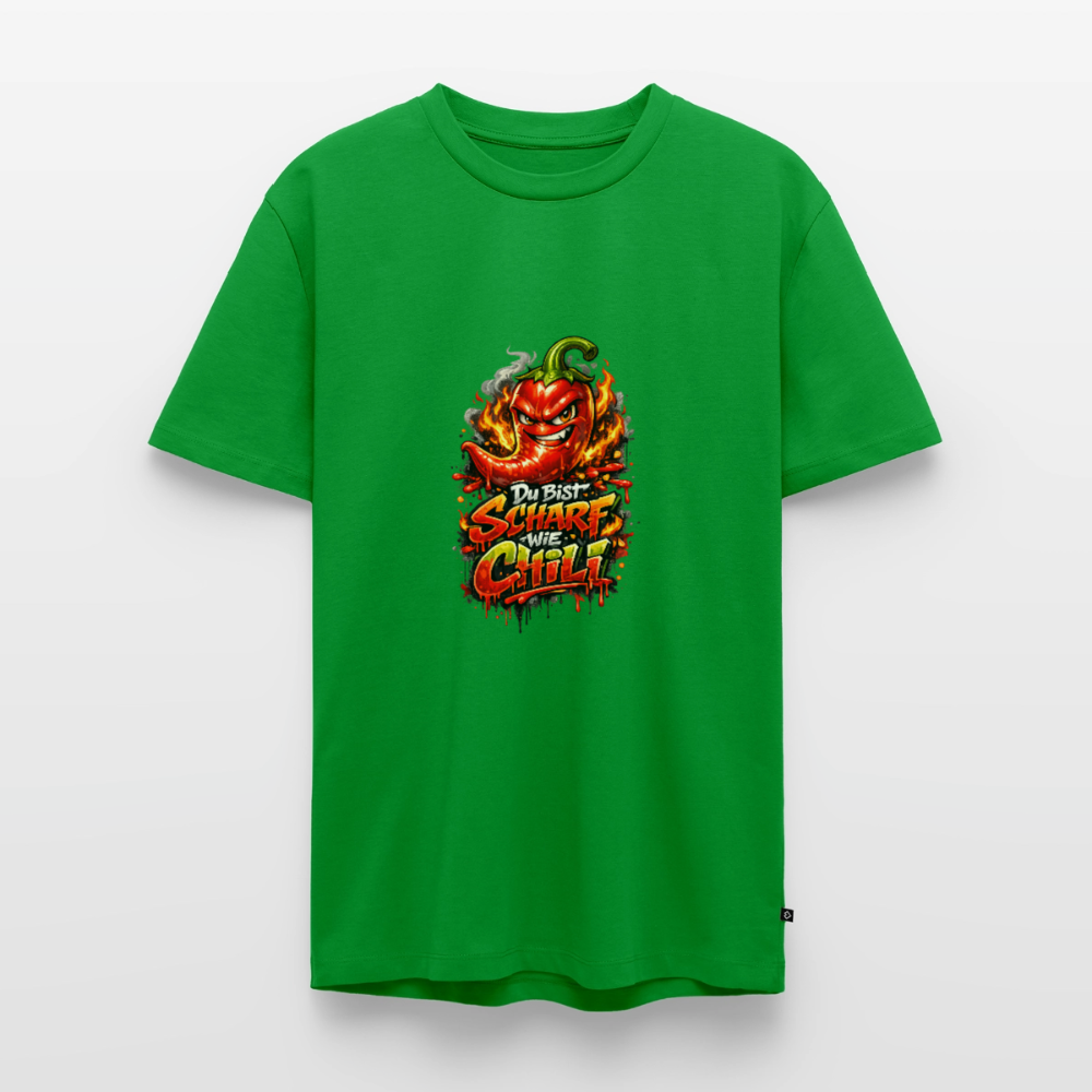 Männer Premium T-Shirt "Scharf wie Chili" - Grün