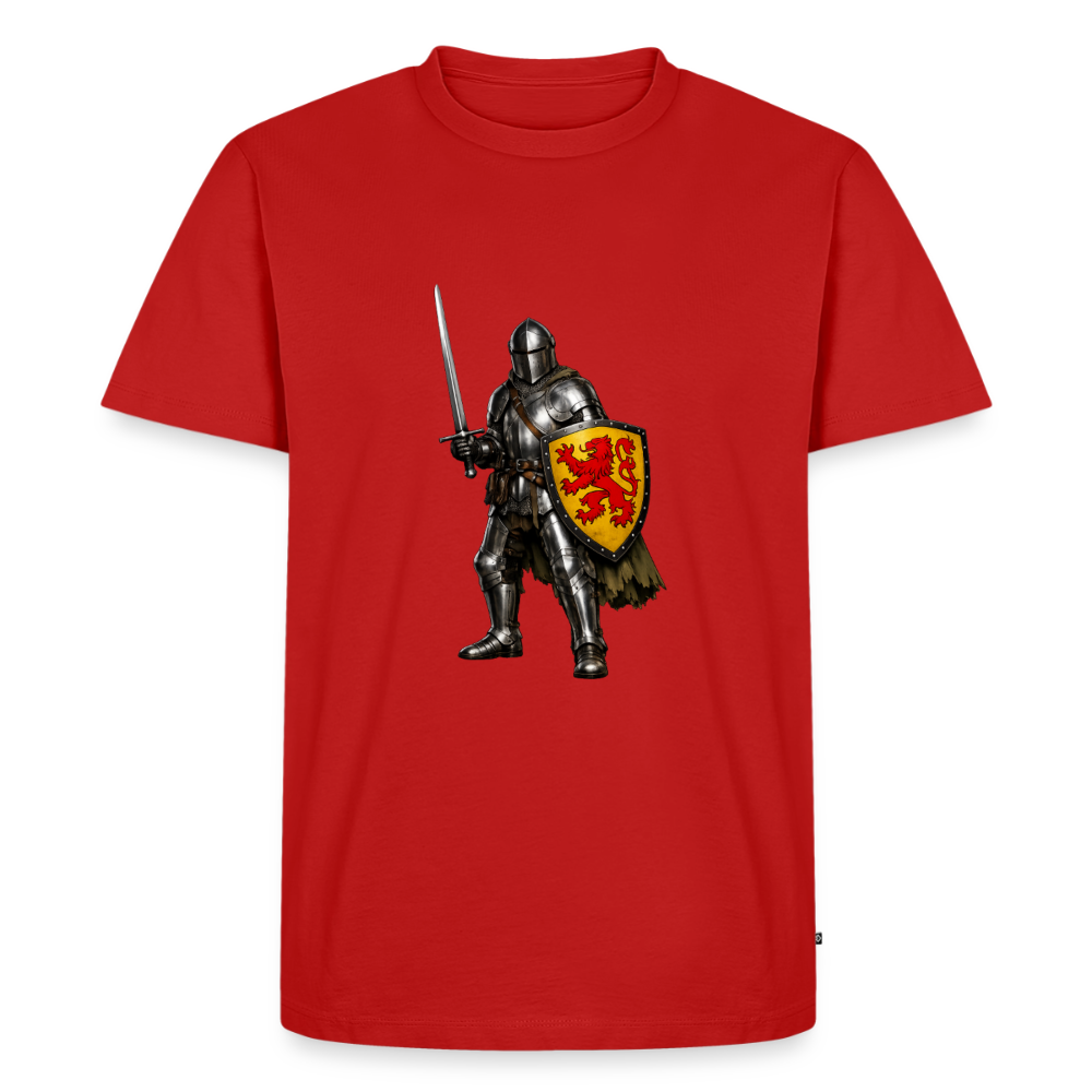 Premium T-Shirt "Ritter roter Löwe" - Rot