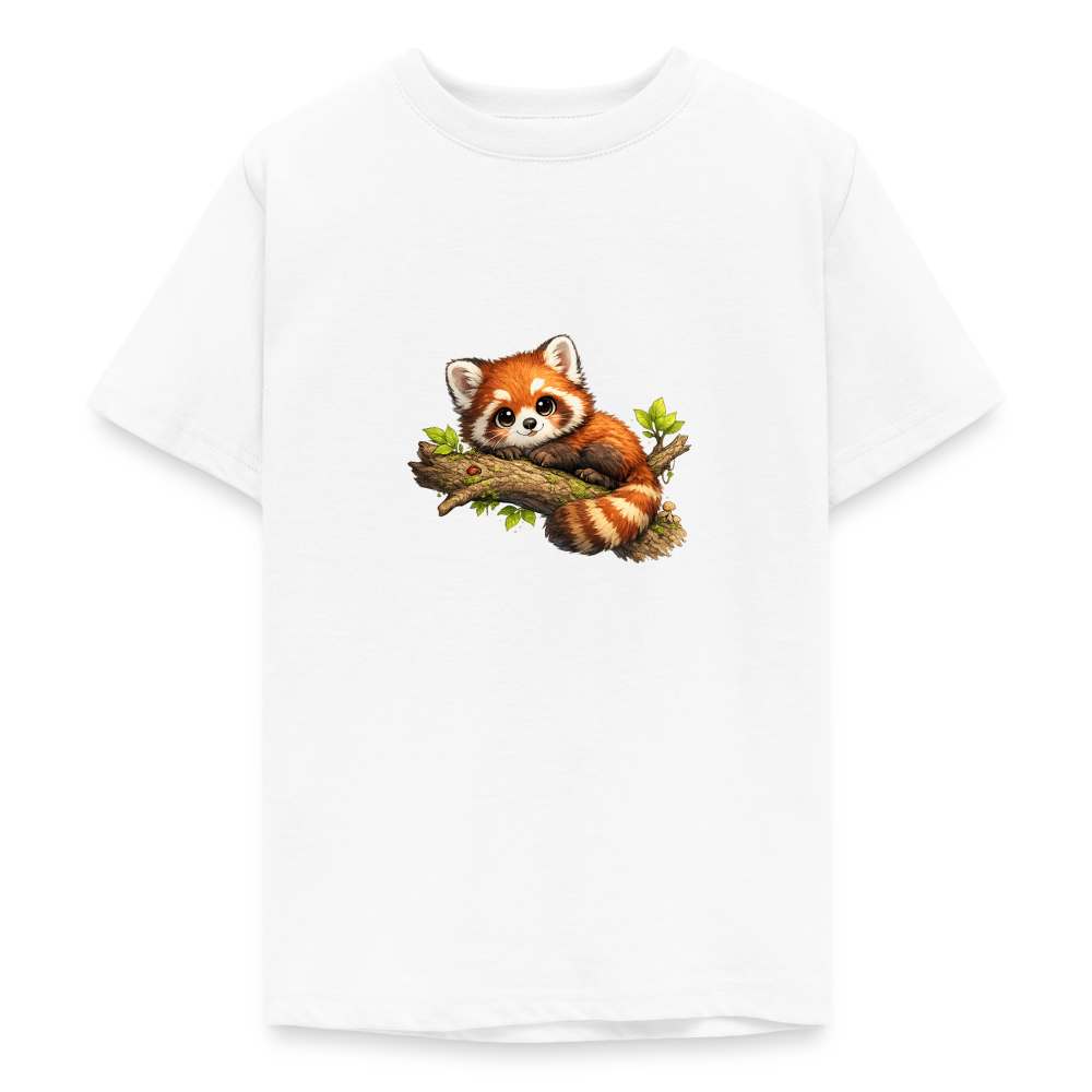 Teenager T-Shirt "Kleiner Panda" - Weiß
