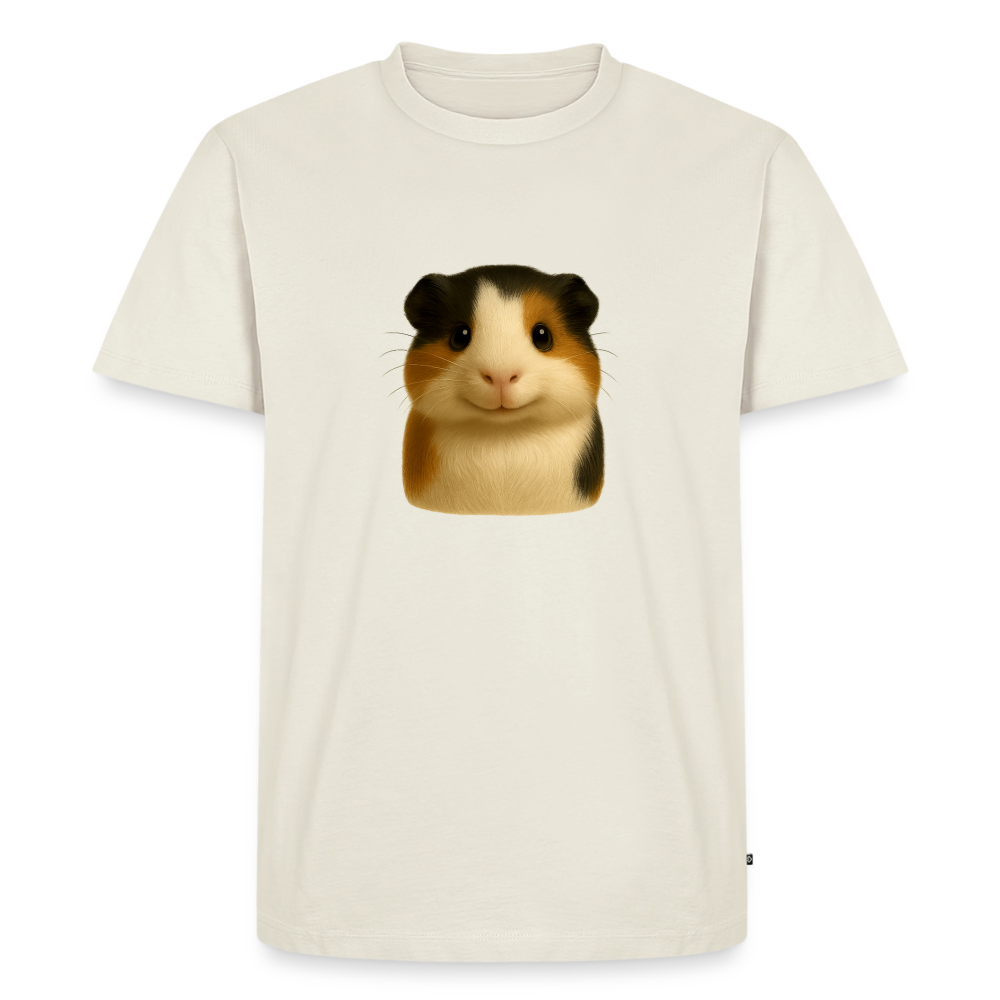 Premium T-Shirt "Meerschweinchen I" - Naturweiß