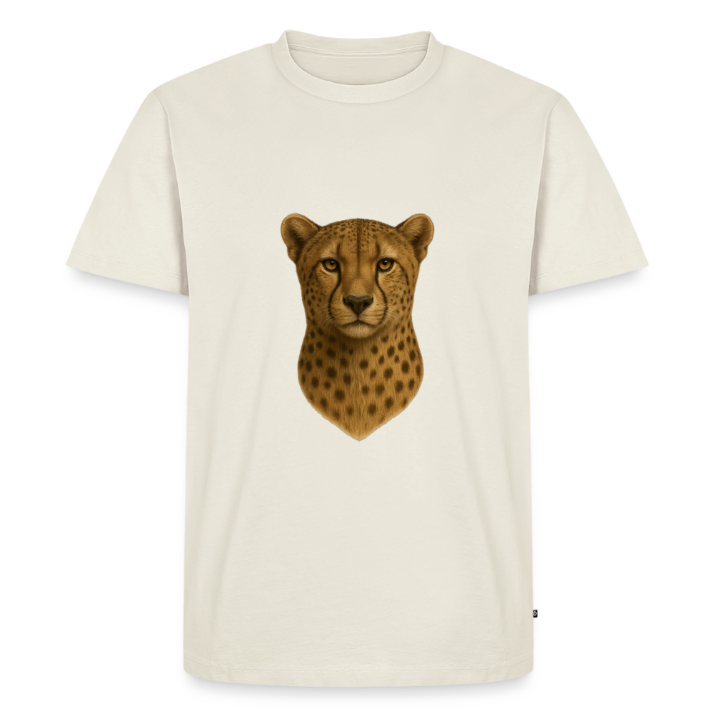 Premium T-Shirt "Gepard" - Naturweiß