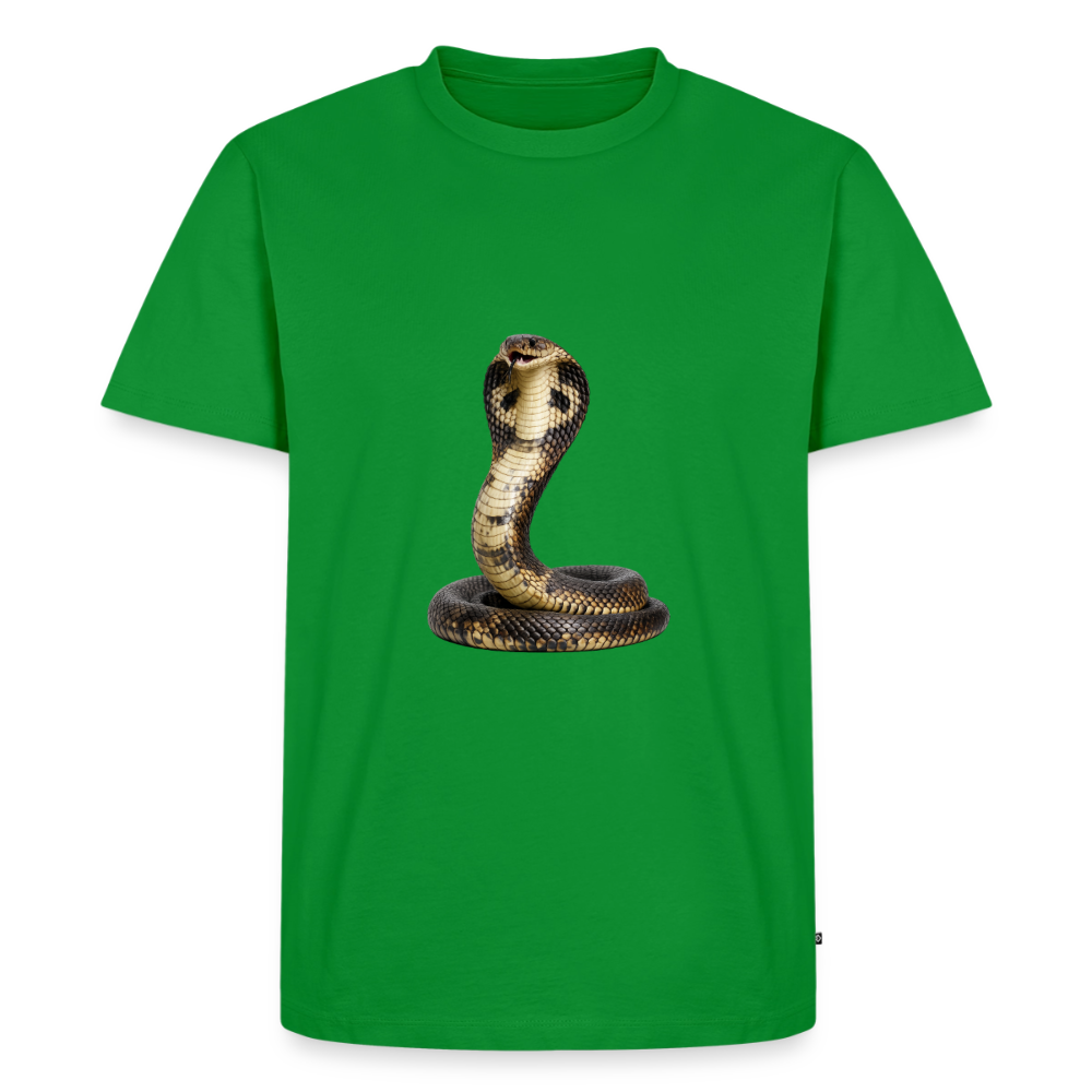 Premium T-Shirt "Cobra" - Grün