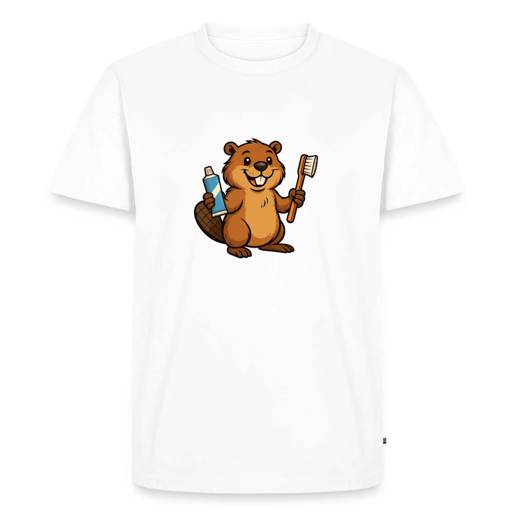Premium T-Shirt "BiberPasta" - Weiß