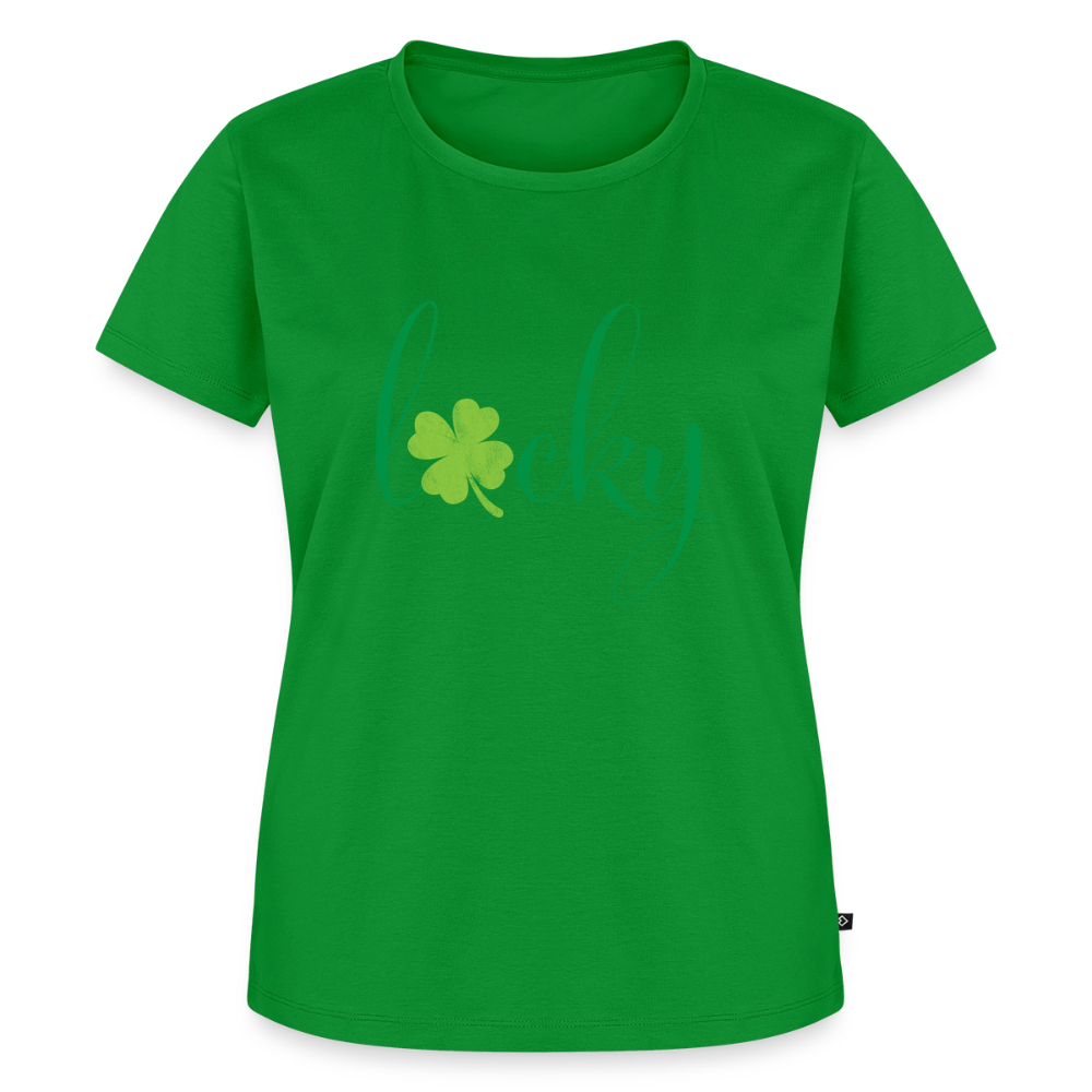 Premium T-Shirt "Lucky" - Grün