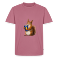 Premium T-Shirt "Energy Hörnchen" - Mauve