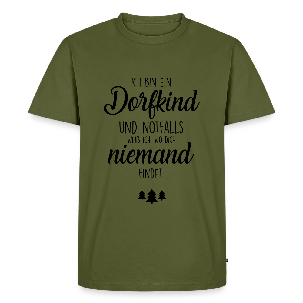 Premium T-Shirt "Dorfkind" - Khaki