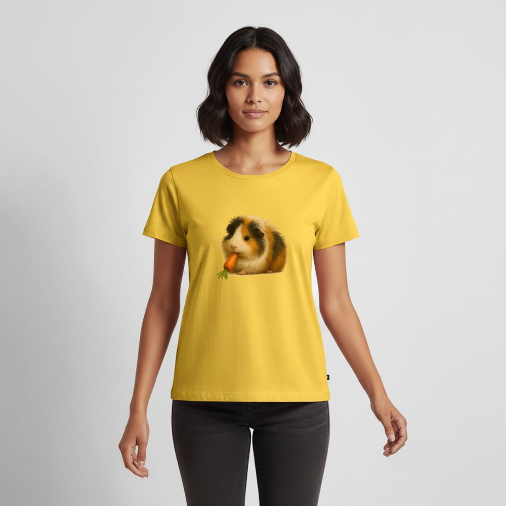 Premium T-Shirt "Meerscheinchen II" - Sonnengelb